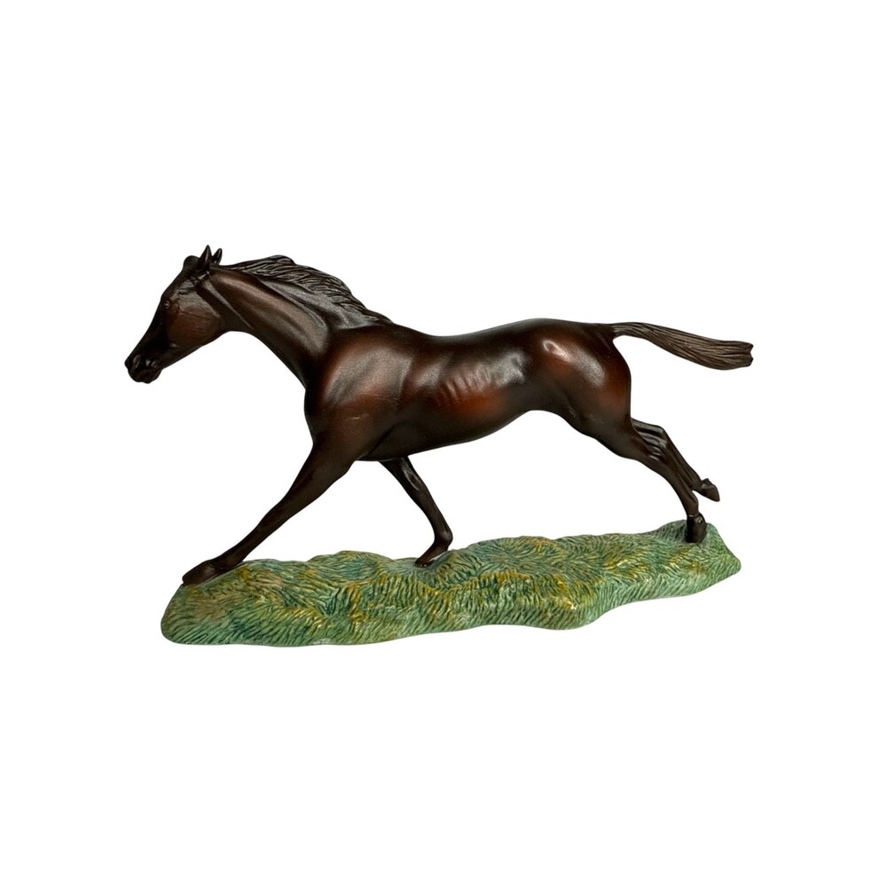 Franklin Mint Great Horses of the World Thoroughbred Figurine Horse Statue